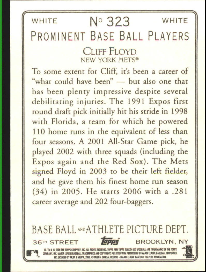 2006 Topps Turkey Red Baseball Part 3 - Picture 39 of 117