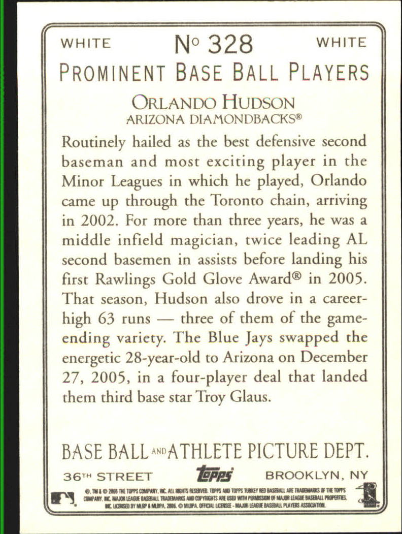 2006 Topps Turkey Red Baseball Part 3 - Picture 41 of 117