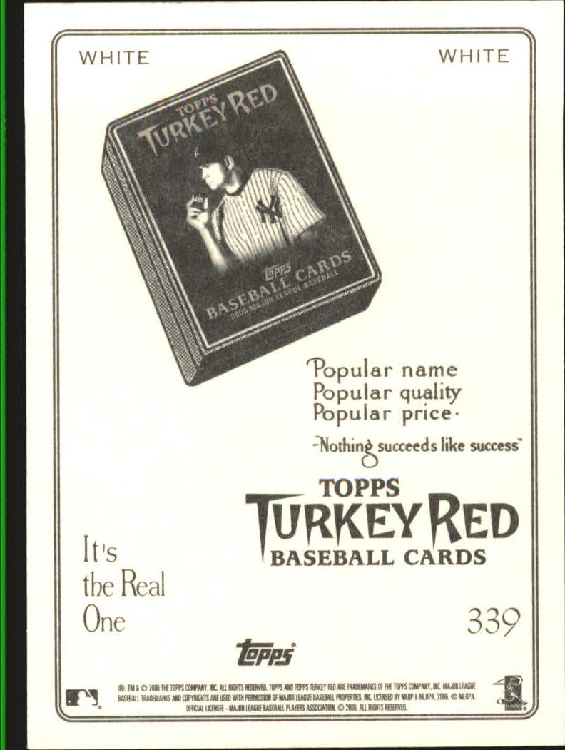 2006 Topps Turkey Red Baseball Part 3 - Picture 45 of 117