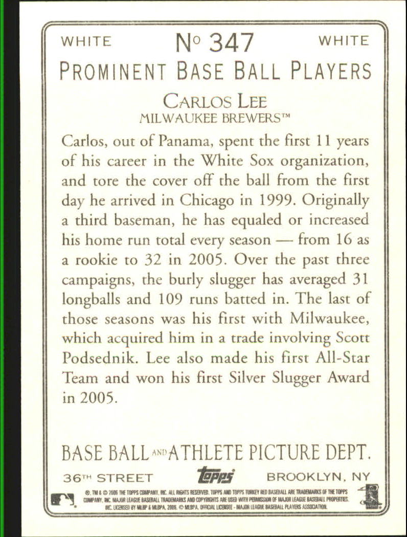 2006 Topps Turkey Red Baseball Part 3 - Picture 51 of 117