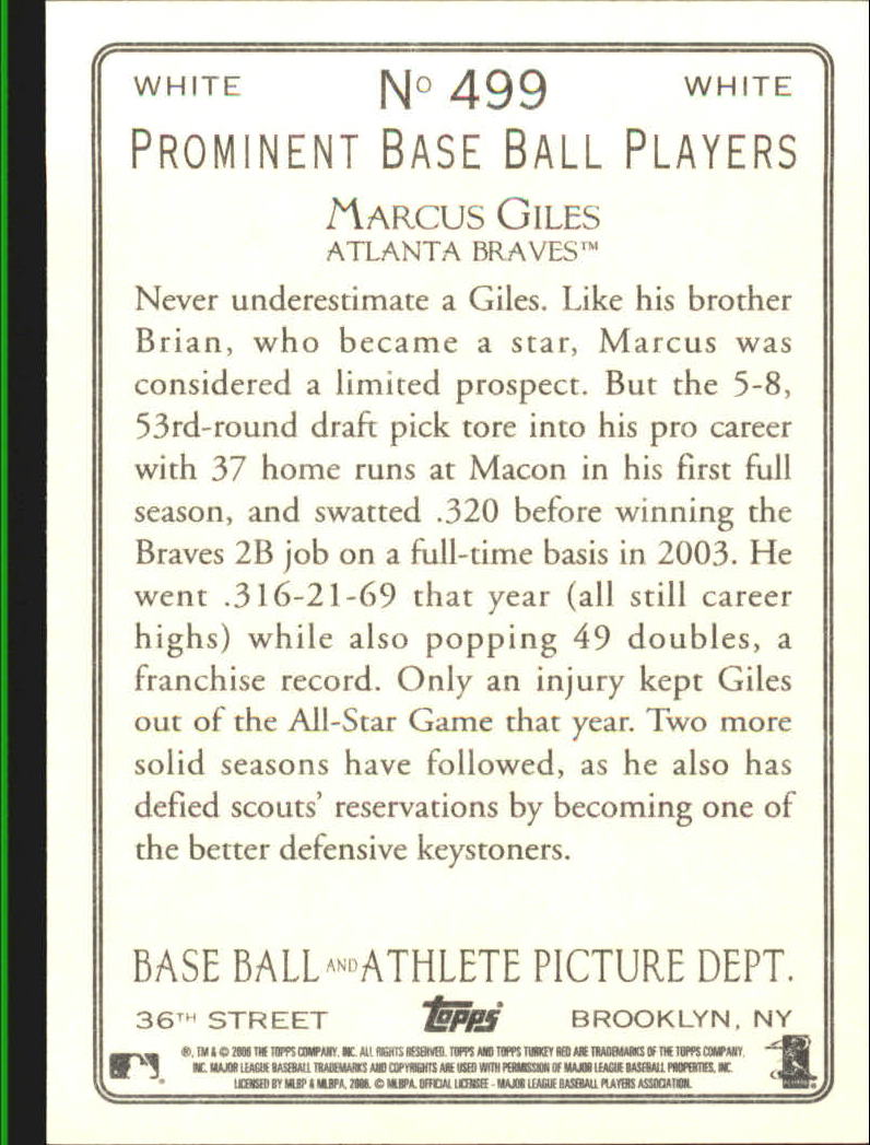 2006 Topps Turkey Red Baseball Part 3 - Picture 87 of 117