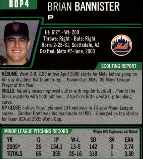 2006 Bowman Draft Baseball Part 1 Main Set (Paper) - Picture 9 of 329