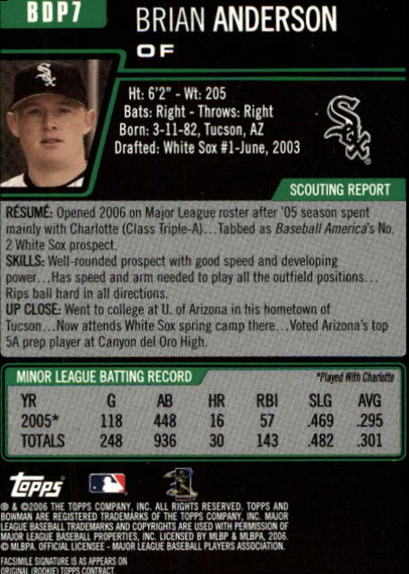 2006 Bowman Draft Baseball Part 1 Main Set (Paper) - Picture 15 of 329