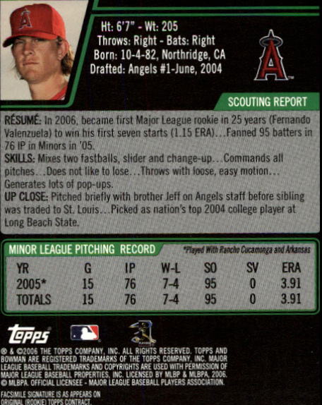 2006 Bowman Draft Baseball Part 1 Main Set (Paper) - Picture 17 of 329