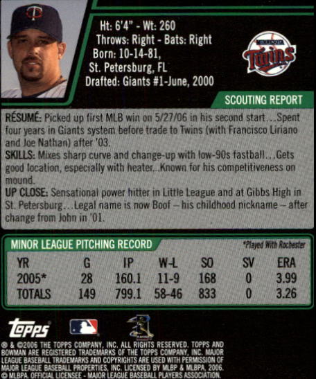 2006 Bowman Draft Baseball Part 1 Main Set (Paper) - Picture 21 of 329
