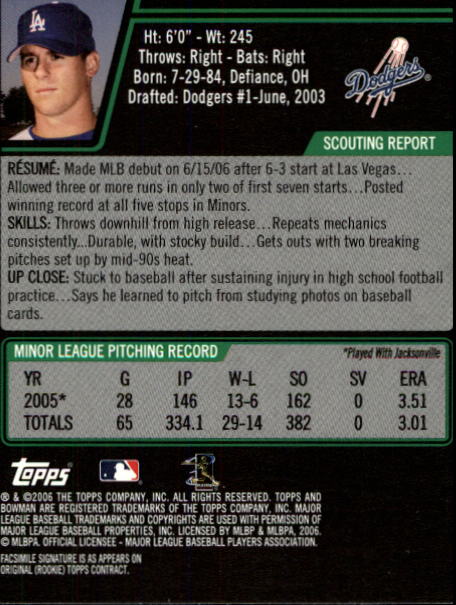 2006 Bowman Draft Baseball Part 1 Main Set (Paper) - Picture 41 of 329