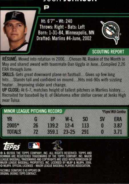 2006 Bowman Draft Baseball Part 1 Main Set (Paper) - Picture 49 of 329