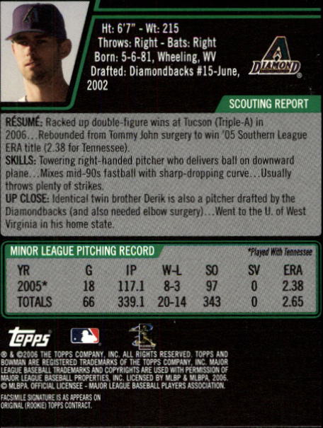 2006 Bowman Draft Baseball Part 1 Main Set (Paper) - Picture 61 of 329