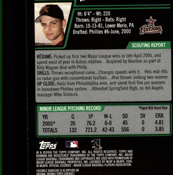 2006 Bowman Draft Baseball Part 1 Main Set (Paper) - Picture 75 of 329