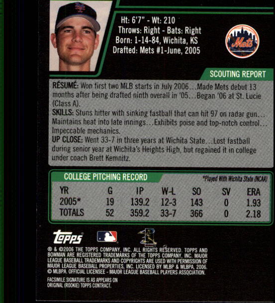 2006 Bowman Draft Baseball Part 1 Main Set (Paper) - Picture 91 of 329