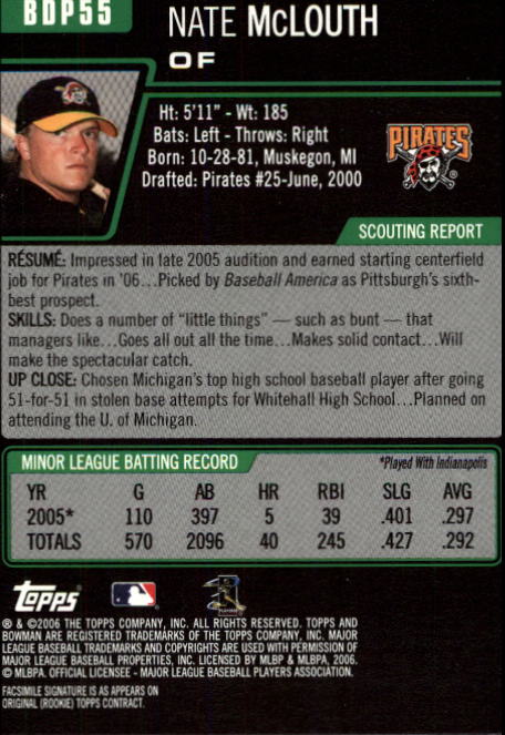 2006 Bowman Draft Baseball Part 1 Main Set (Paper) - Picture 111 of 329