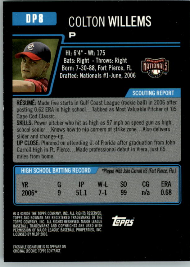 2006 Bowman Draft Baseball Part 1 Main Set (Paper) - Picture 127 of 329