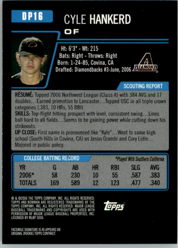 2006 Bowman Draft Baseball Part 1 Main Set (Paper) - Picture 143 of 329