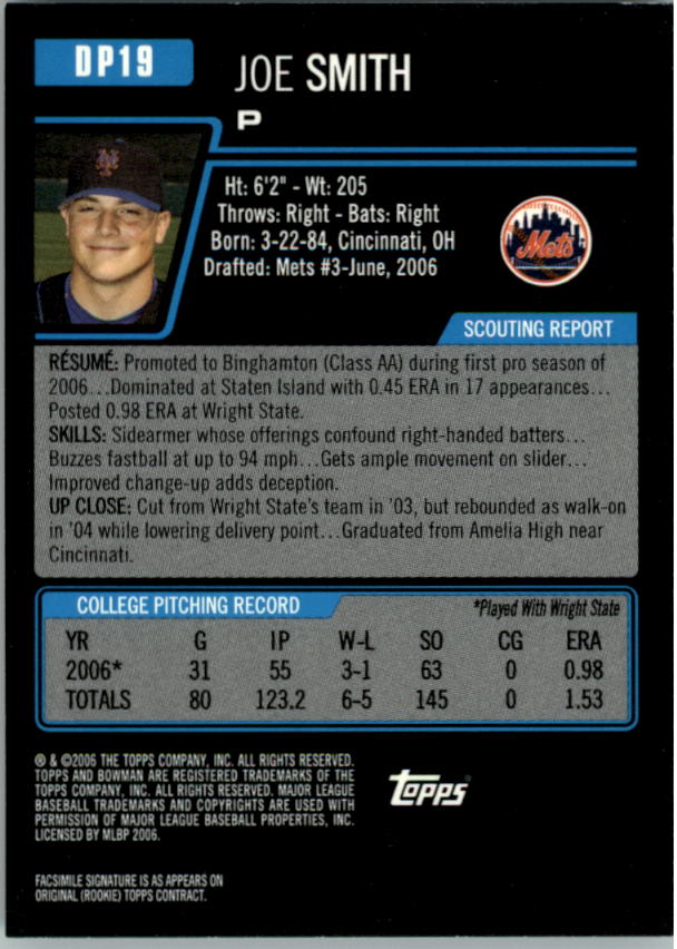 2006 Bowman Draft Baseball Part 1 Main Set (Paper) - Picture 149 of 329