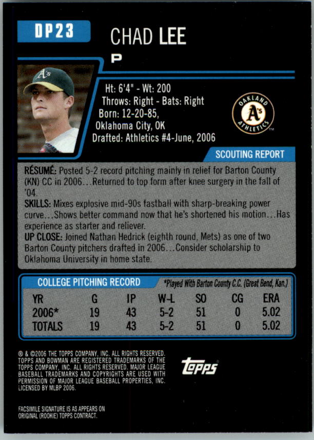 2006 Bowman Draft Baseball Part 1 Main Set (Paper) - Picture 157 of 329