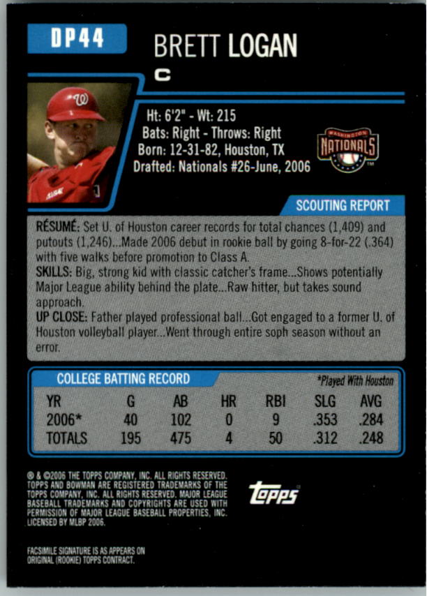 2006 Bowman Draft Baseball Part 1 Main Set (Paper) - Picture 197 of 329