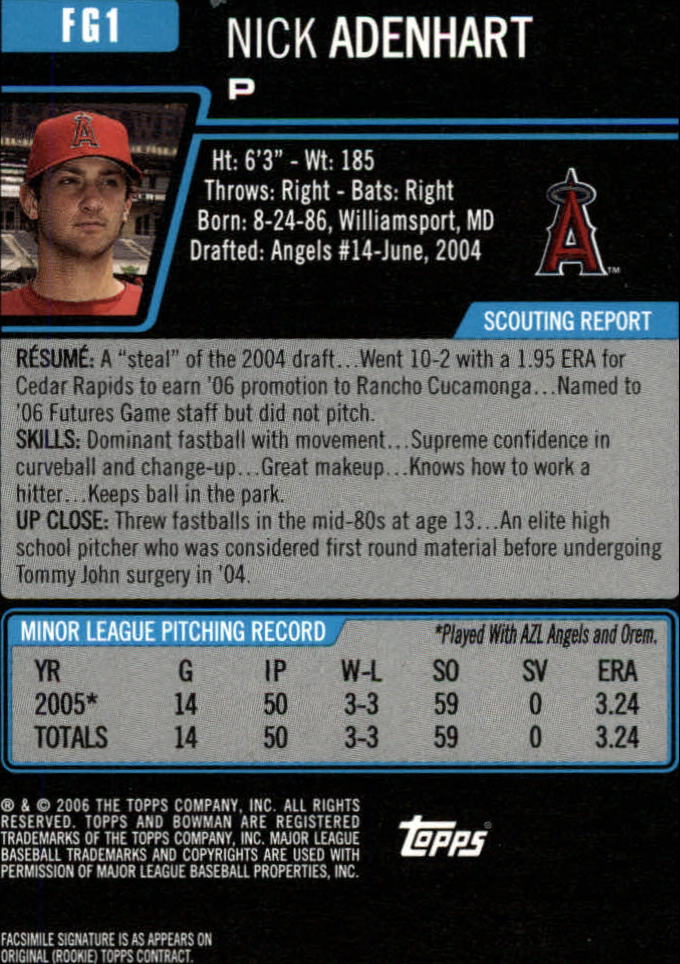 2006 Bowman Draft Baseball Part 1 Main Set (Paper) - Picture 241 of 329