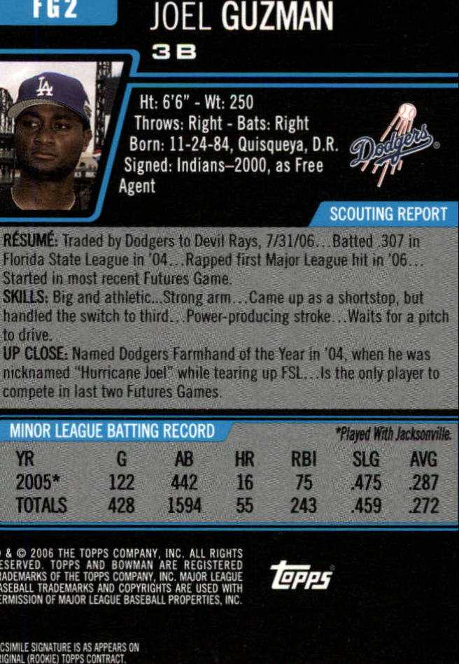2006 Bowman Draft Baseball Part 1 Main Set (Paper) - Picture 243 of 329
