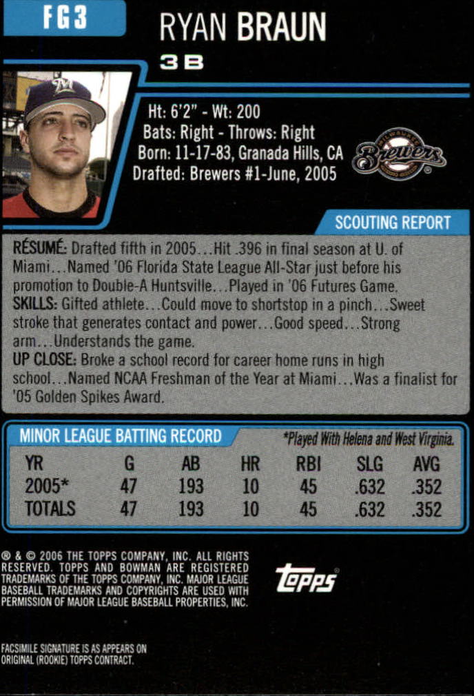 2006 Bowman Draft Baseball Part 1 Main Set (Paper) - Picture 245 of 329