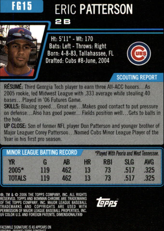 2006 Bowman Draft Baseball Part 1 Main Set (Paper) - Picture 269 of 329