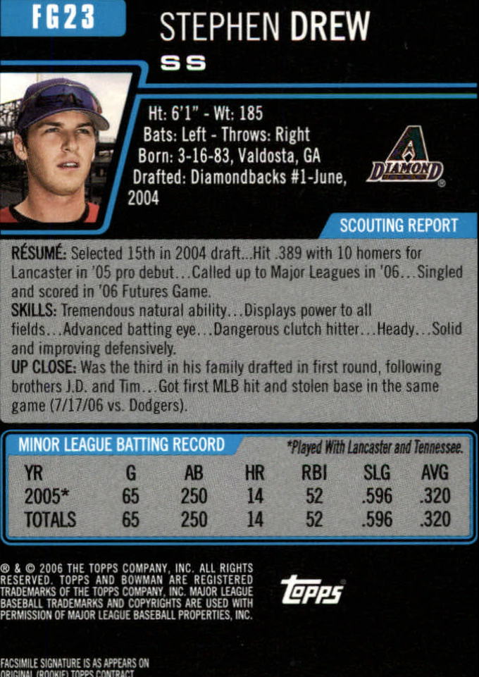 2006 Bowman Draft Baseball Part 1 Main Set (Paper) - Picture 285 of 329