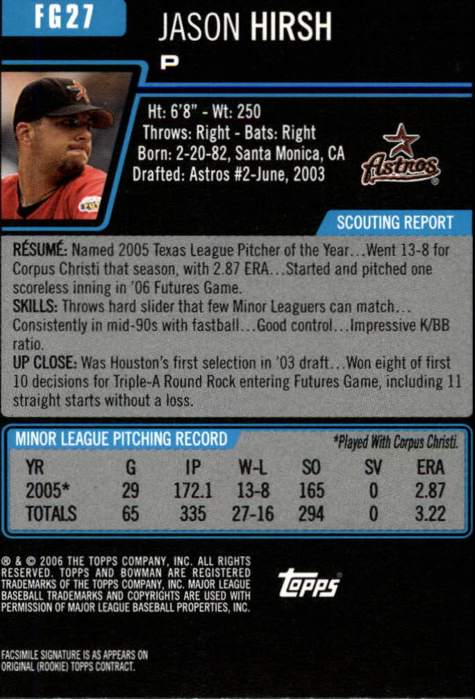 2006 Bowman Draft Baseball Part 1 Main Set (Paper) - Picture 293 of 329