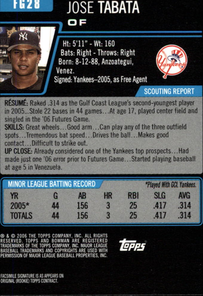 2006 Bowman Draft Baseball Part 1 Main Set (Paper) - Picture 295 of 329