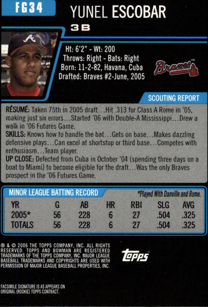 2006 Bowman Draft Baseball Part 1 Main Set (Paper) - Picture 307 of 329