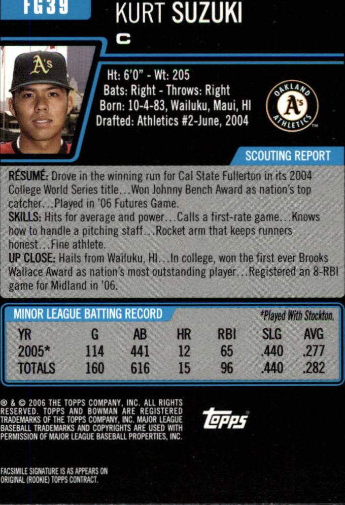 2006 Bowman Draft Baseball Part 1 Main Set (Paper) - Picture 317 of 329
