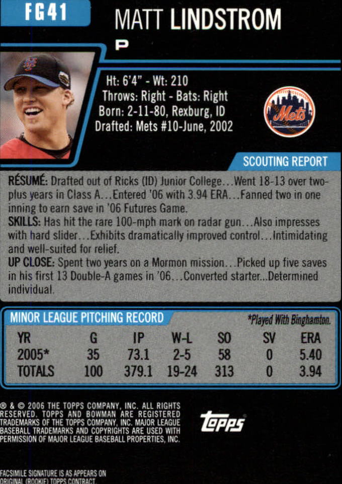 2006 Bowman Draft Baseball Part 1 Main Set (Paper) - Picture 321 of 329