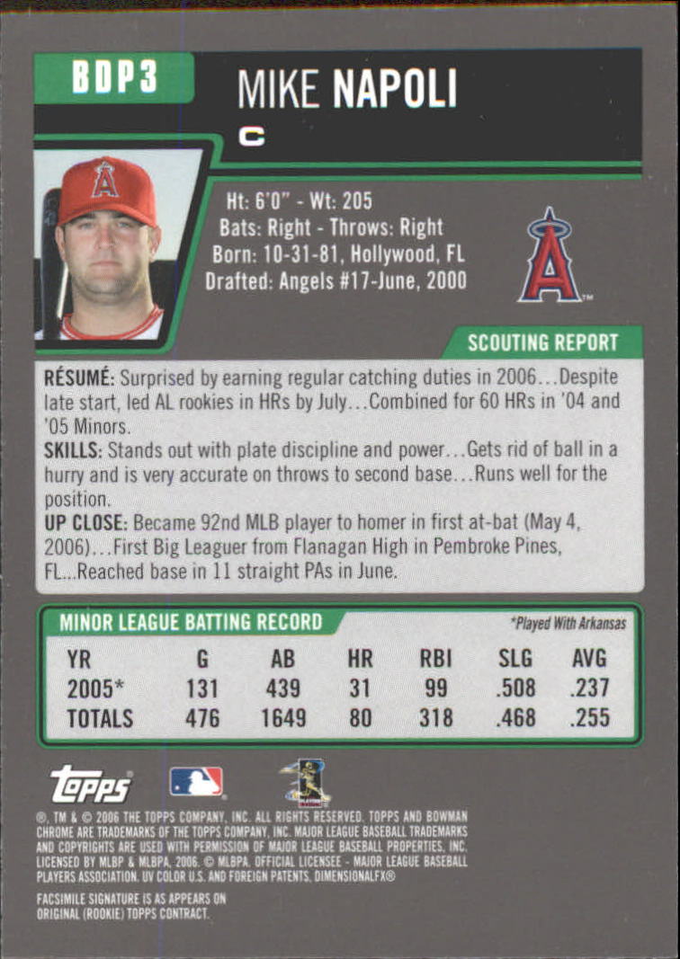 2006 Bowman Chrome Draft Baseball - Picture 6 of 368