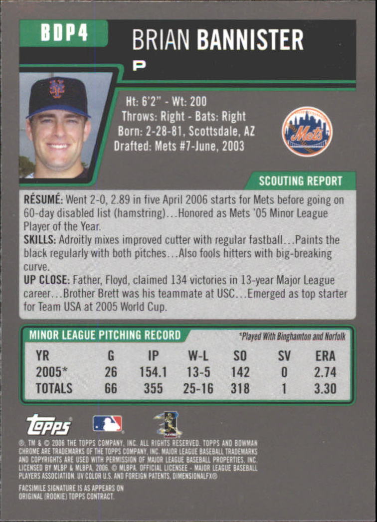 2006 Bowman Chrome Draft Baseball - Picture 8 of 368