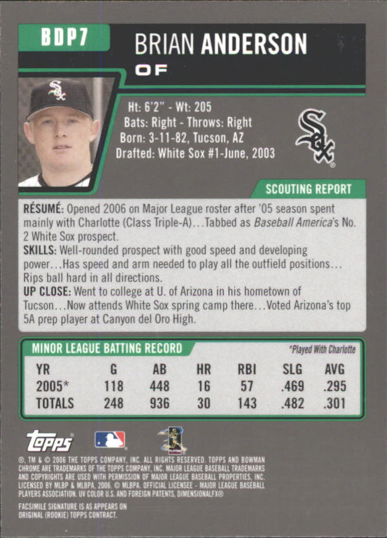 2006 Bowman Chrome Draft Baseball - Picture 14 of 368