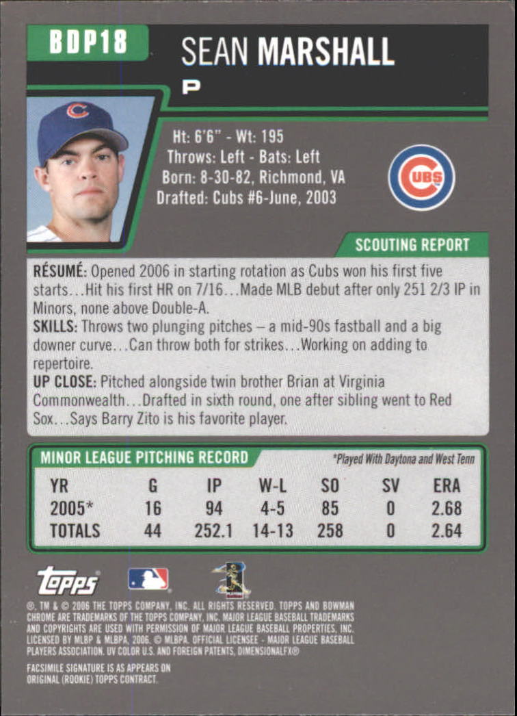 2006 Bowman Chrome Draft Baseball - Picture 36 of 368