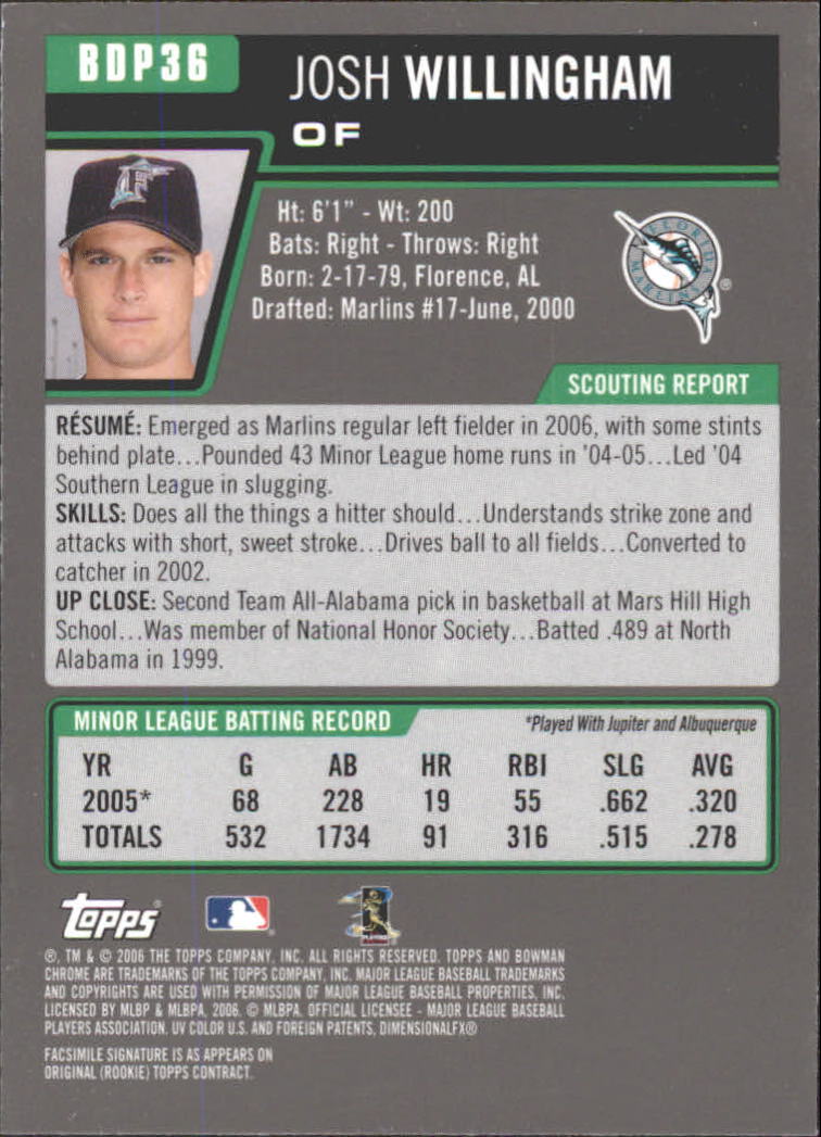 2006 Bowman Chrome Draft Baseball - Picture 70 of 368