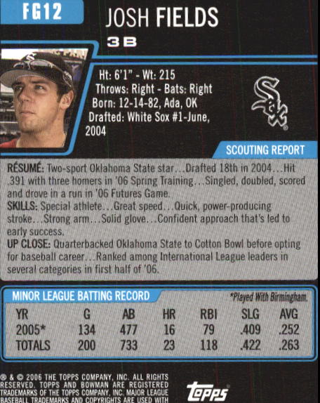 2006 Bowman Chrome Draft Baseball - Picture 275 of 368