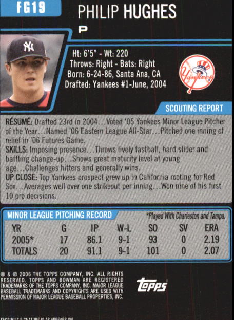 2006 Bowman Chrome Draft Baseball - Picture 289 of 368