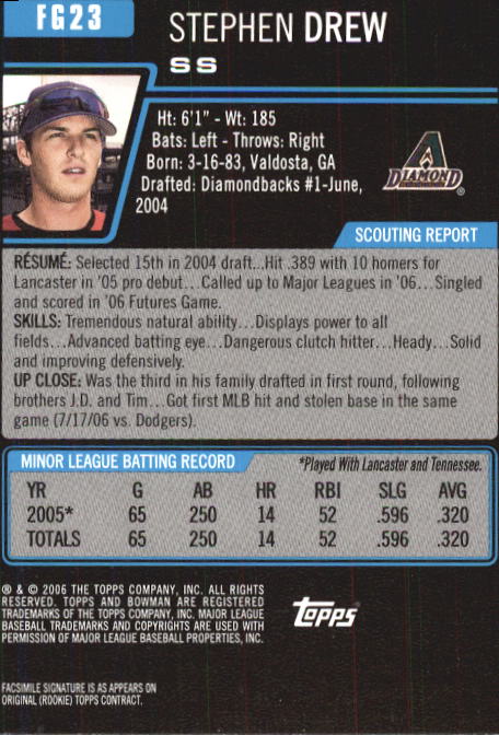 2006 Bowman Chrome Draft Baseball - Picture 297 of 368