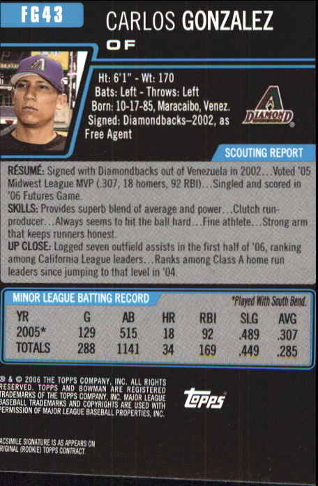 2006 Bowman Chrome Draft Baseball - Picture 337 of 368