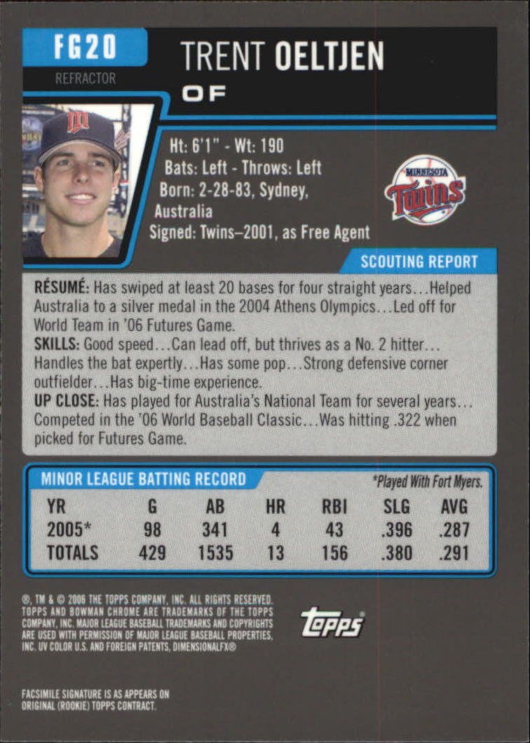 2006 Bowman Chrome Draft Baseball - Picture 344 of 368