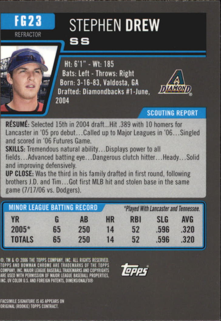 2006 Bowman Chrome Draft Baseball - Picture 346 of 368