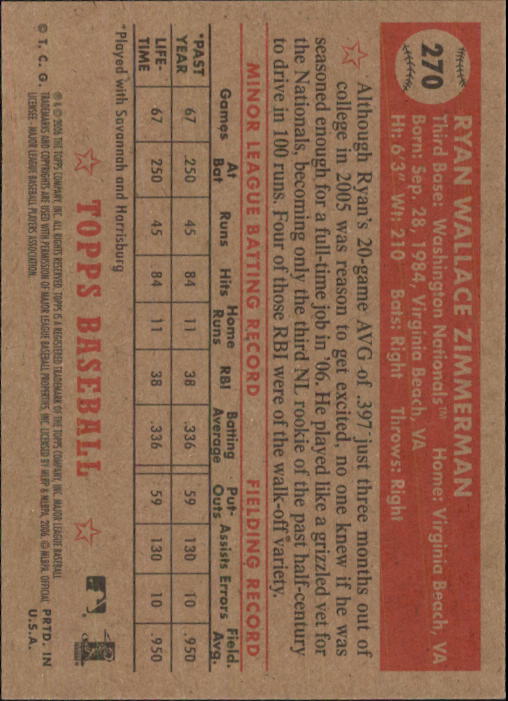 2006 Topps 52 (Rookies) Baseball Part 2 - Picture 19 of 140