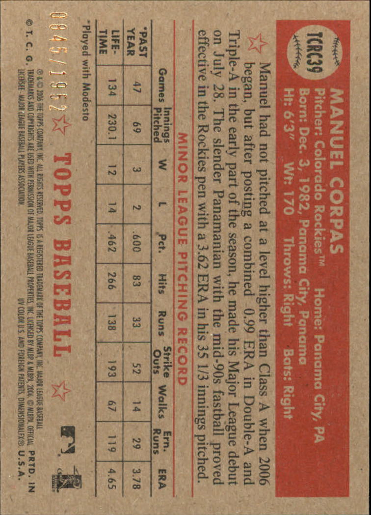 2006 Topps 52 (Rookies) Baseball Part 2 - Picture 56 of 140