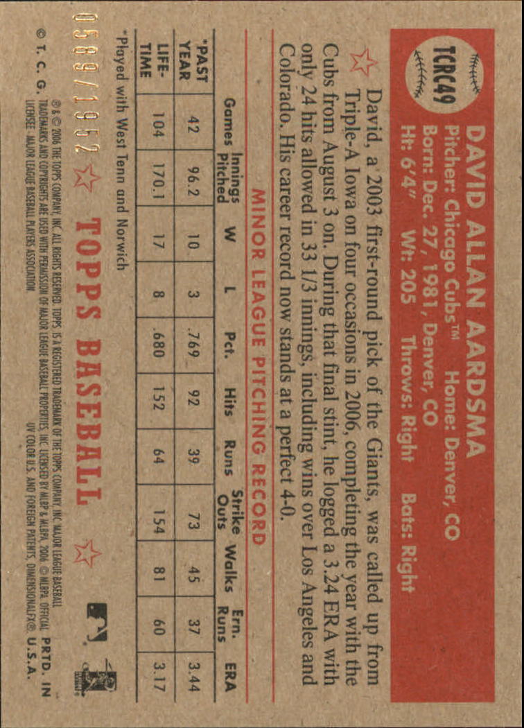 2006 Topps 52 (Rookies) Baseball Part 2 - Picture 60 of 140