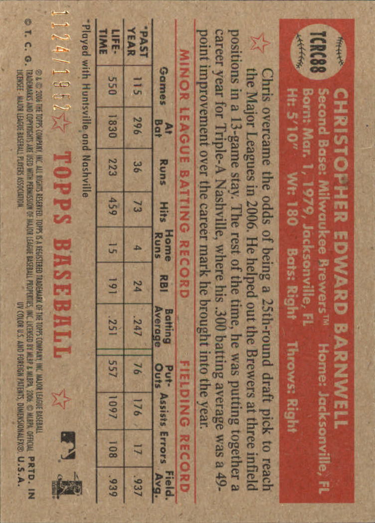2006 Topps 52 (Rookies) Baseball Part 2 - Picture 68 of 140