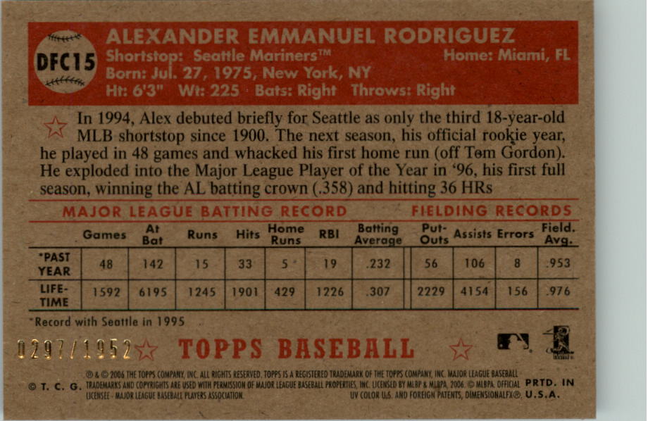 2006 Topps 52 (Rookies) Baseball Part 2 - Picture 106 of 140