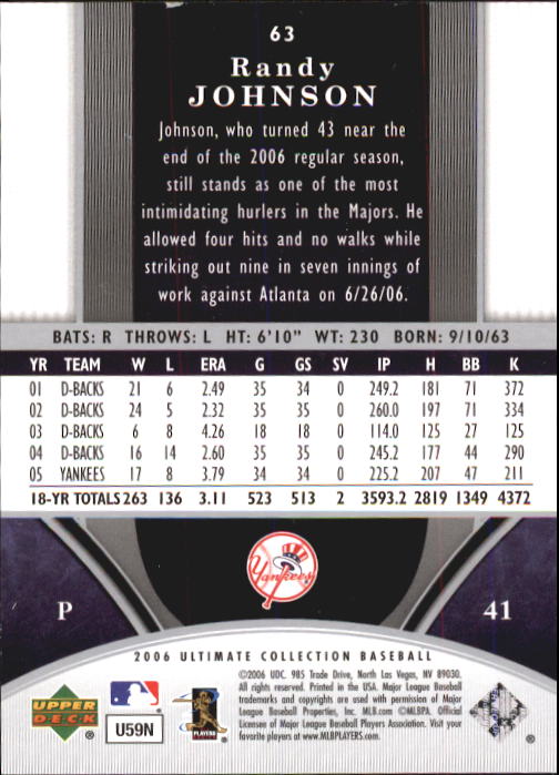 2006 Upper Deck Ultimate Collection - Jeff Kent #48 /799 for sale