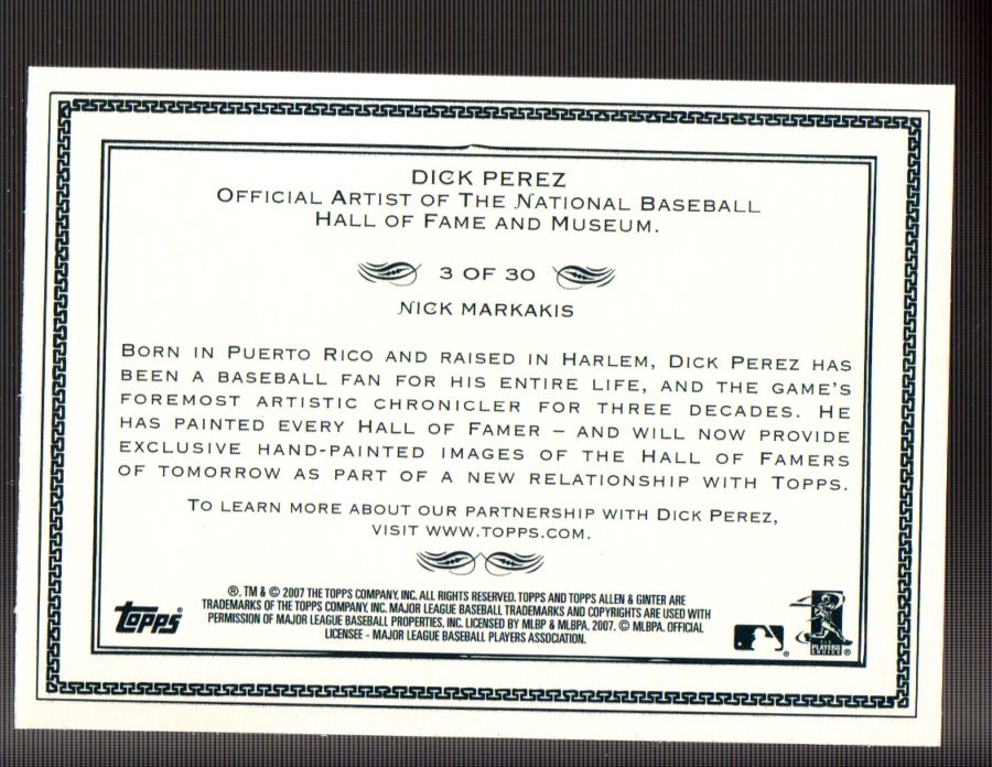 2007 Topps Allen and Ginter Baseball Part 2 - Picture 187 of 246