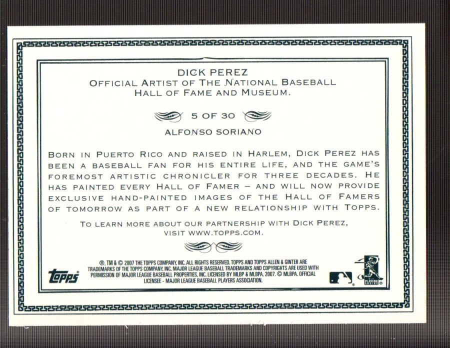 2007 Topps Allen and Ginter Baseball Part 2 - Picture 191 of 246