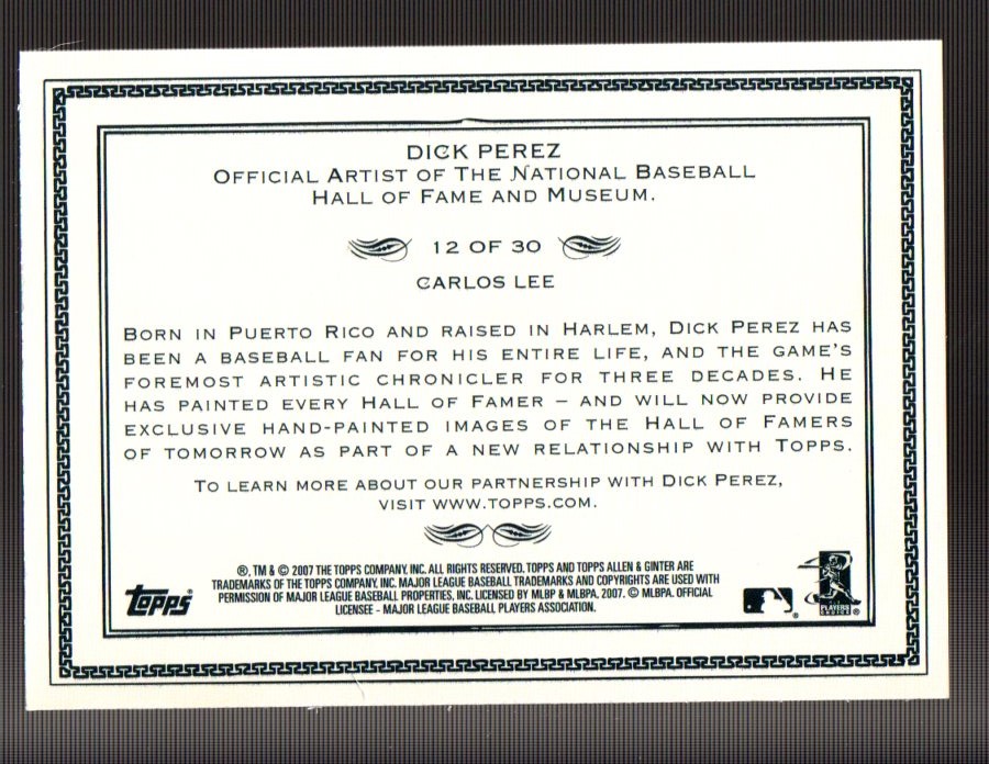 2007 Topps Allen and Ginter Baseball Part 2 - Picture 205 of 246